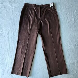 Northern Reflections Essential Stretch‎ Pants Chocolate Brown NEW Womens 16P 35W